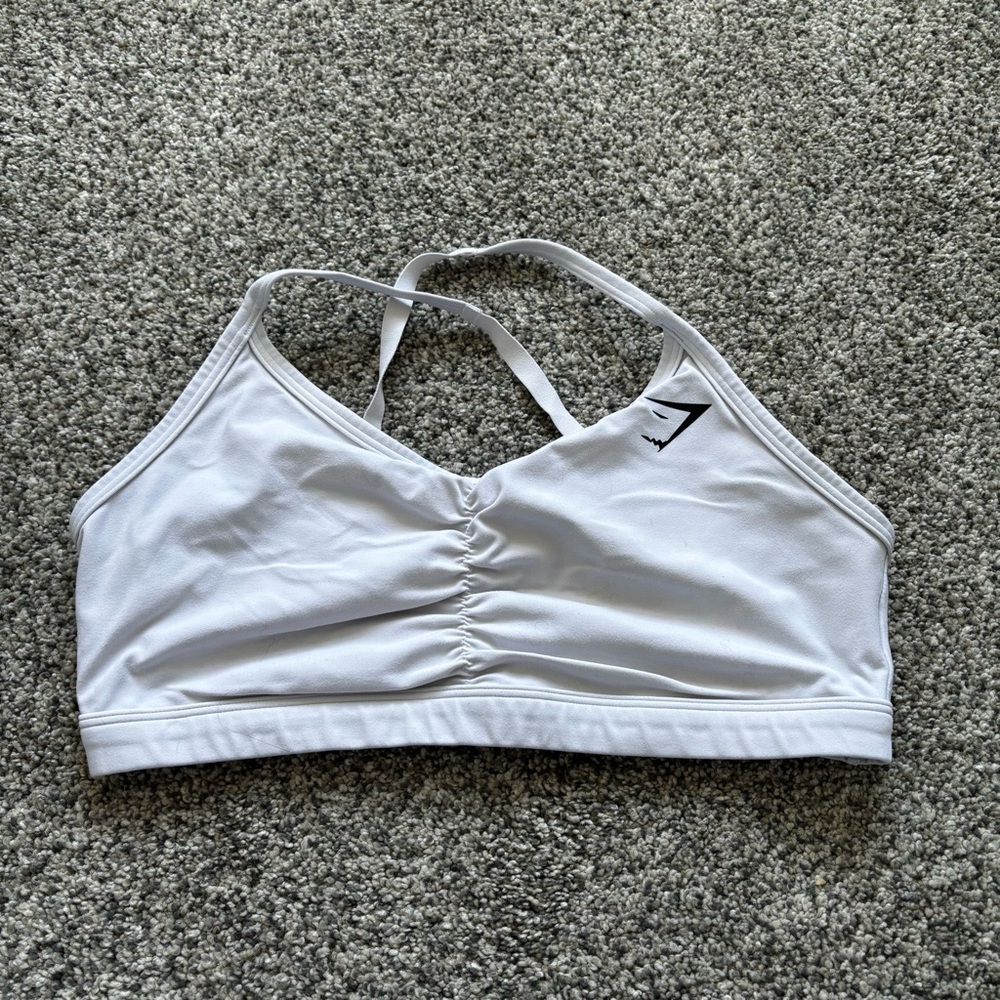 GymsharkWhite Sports Bra